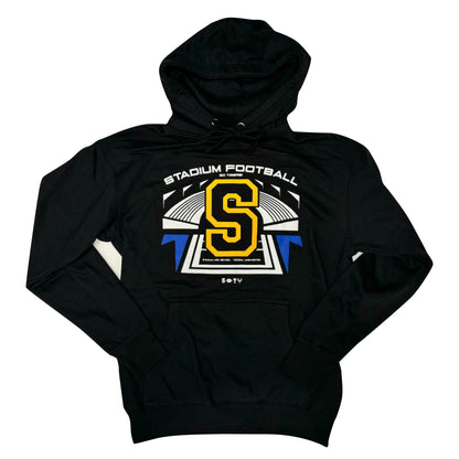 Stadium Football Hoodie (Black)